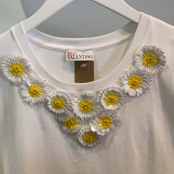 Red Valentino Floral Beaded Tank - Picture 3 of 3
